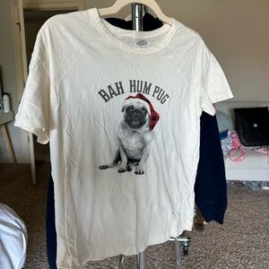 Old navy “Bah-hum-pug” t shirt